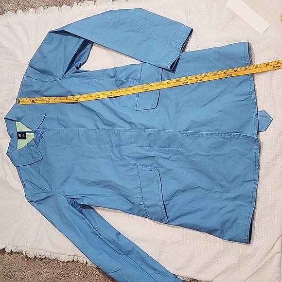 Gap Light Blue Trench Coat Jacket. Size S - Picture 12 of 12
